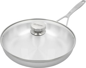 Demeyere Industry 5 Koekenpan met gratis glazen deksel 28 cm - Industry 5 - Demeyere