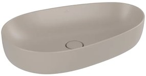 Villeroy & Boch Antao Opzetwastafel - 65 x 40 x 14.6 cm - Almond CeramicPlus - zonder overloop 4a7465am