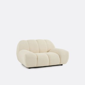 XL fauteuil, gewatteerde stof, NURIA