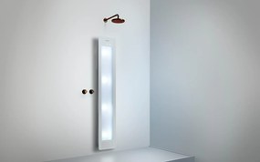 Sunshower Round Plus Large White infraroodlamp en UV 33x185x10cm opbouw