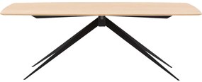 Goossens Excellent Eettafel Uniek, Semi rechthoekig 220 x 100 cm