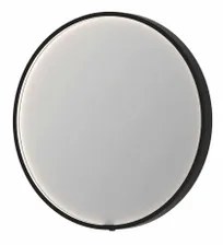 INK SP24 spiegel - 60x4x60cm rond in stalen kader incl dir LED - verwarming - color changing - dimbaar en schakelaar - geborsteld metal black 8409456