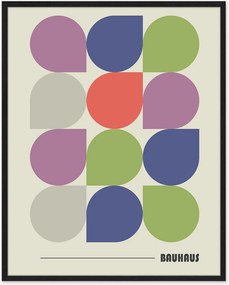 Ingelijste digitale print Bauhaus Poster