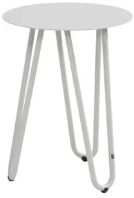 4 Seasons Outdoor | Cool sidetable Ø 42 cm hoogte 45 cm, Seashell Bijzettafel Wit weerbestendig