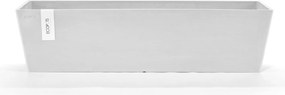Ecopots bloempot Bruges 80 - Rechthoekig - Pure White - 80,8cm x 20cm x H20,3cm