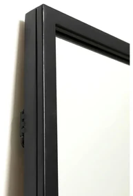 Kare Design Finestra Zwarte Spiegel Met Vakken 180x90 - 90x180cm