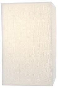 Moderne wandlamp jute wit met stoffen kap  - Vete