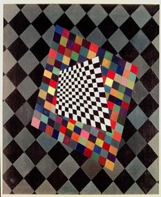 Wassily Kandinsky - Kunstreproductie Square, 1927, (35 x 40 cm)