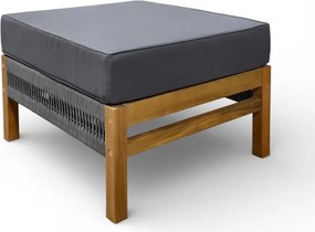 Acaciahouten tuinmeubelen Mumbai Apetito 5 met Garden Point poefs