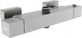 Mexen Cube thermostatische douchekraan, grafiet - 77250-66