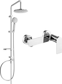 Mexen Carl Opbouw Douche Set met Regendouche en Douchekraan Zero, Chroom - 71140240-00