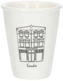 Gevel mok, Gouda, porselein, 200 ml
