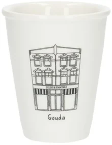 Gevel mok, Gouda, porselein, 200 ml