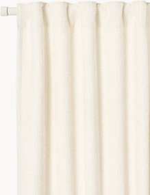 Ondoorzichtig multi-band gordijnen Karlin, 2-delig, B 135 cm