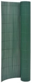 vidaXL Tuinafscheiding dubbelzijdig 110x400 cm groen