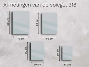 Spiegel met lijst B18