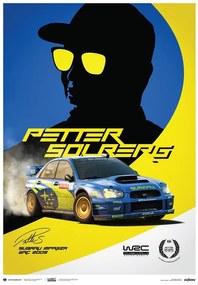 Kunstdruk Subaru Impreza WRC 2003 - Petter Solberg, Automobilist