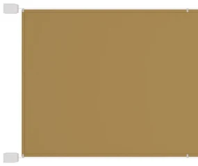 vidaXL Luifel verticaal 140x1000 cm oxford stof beige