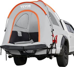 VEVOR Daktent voor op de vrachtwagen 200 x 165 x 170 cm, Dubbellaagse tent voor buiten, pick-uptrucktent, vrachtwagenbedtent, buiten, familiecamping, reisautotent, waterdichte autodaktent, achtertent, draagtas