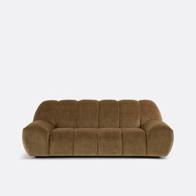 Vintage 3-zitsbank in ribfluweel, Nuria