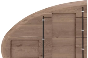 Goossens Excellent Eettafel Gs-1302, Ovaal 240 x 130 cm