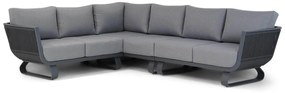 Hoek loungeset 6 personen Rope Grijs  Santika Furniture Santika Corniche