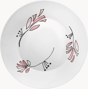 Soepborden Fiore Rosa, 2-delig