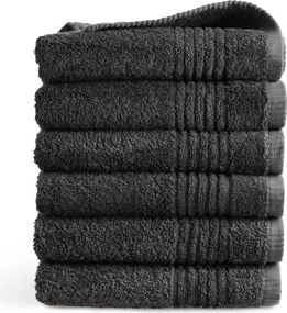 Handdoek Supreme Collectie - 6 stuks - 50x100 - antraciet