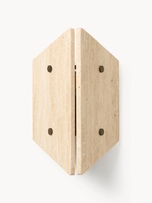 Wandlamp Kleo van travertijn