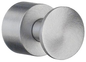 Smedbo House Handdoekhaak - 2x2cm - 2 stuks - geborsteld chroom RS3455