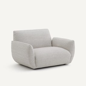 Fauteuil in canvas stof, Spogano