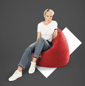 Sitting Point BeanBag Easy XL - Rood