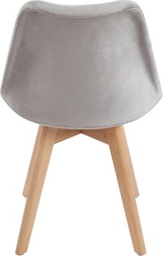 Set 4 Synk Fluwelen Stoelen