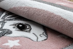 Tapijt PETIT   PAARDJES ROND rozekleuring