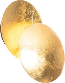 Smart wandlamp goud incl. Wifi G9 - Sunrise