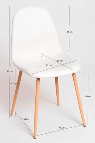 Teok Kunstlederen Stoel