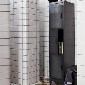 Woood Cas Smalle Lockerkast 3-deurs - 38x45.5x180cm.