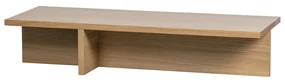 Vtwonen Angle Japandi Salontafel Rechthoekig Eiken - 135 X 45cm.