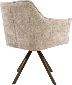 Draaibare Eetkamerstoel Zandkleur