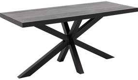 Goossens Eettafel Blade, Strak blad 180 x 90 cm 6 cm dik