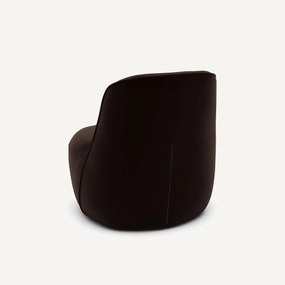 Fluwelen draaifauteuil Rosebury