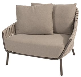 4 Seasons Outdoor Montera loungestoel XL terre SALE Loungestoel bruin weerbestendig