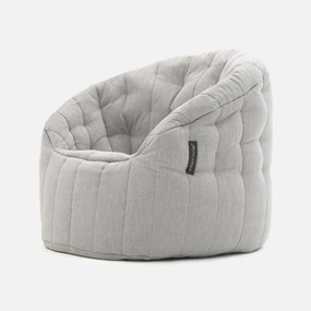 Butterfly Zitzak - Keystone Grey (Tweedekans)