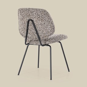 Eleonora Jon Taupe Eetkamerstoel Modern