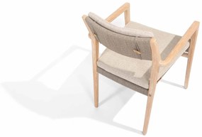 4 Seasons Outdoor Julia stapelbare dining chair      beige weerbestendig