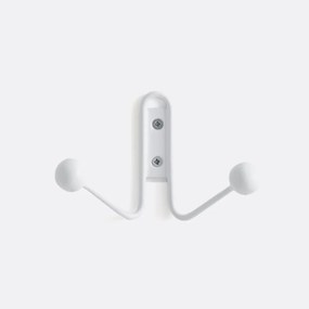 Dubbele kleerhanger in staal, Hiba