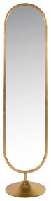 Richmond Interiors Moya Staande Spiegel Goud Ovaal - 40x115cm