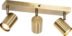 Smart plafondspot brons 3-lichts draai- en kantelbaar incl. Wifi GU10 50mm - Jeana