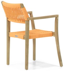 Tuinset 4 personen 90 cm Outdoor textiel Oranje Lifestyle Garden Furniture Dallas/Bristol