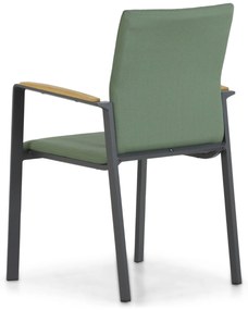 Tuinset 4 personen 200 cm Aluminium/textileen Groen Lifestyle Garden Furniture Brandon/Brookline